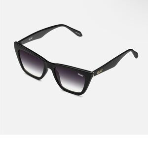 Quay Australia Call the Shots Black Square Sunglasses